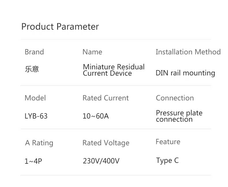 residual current circuit breaker